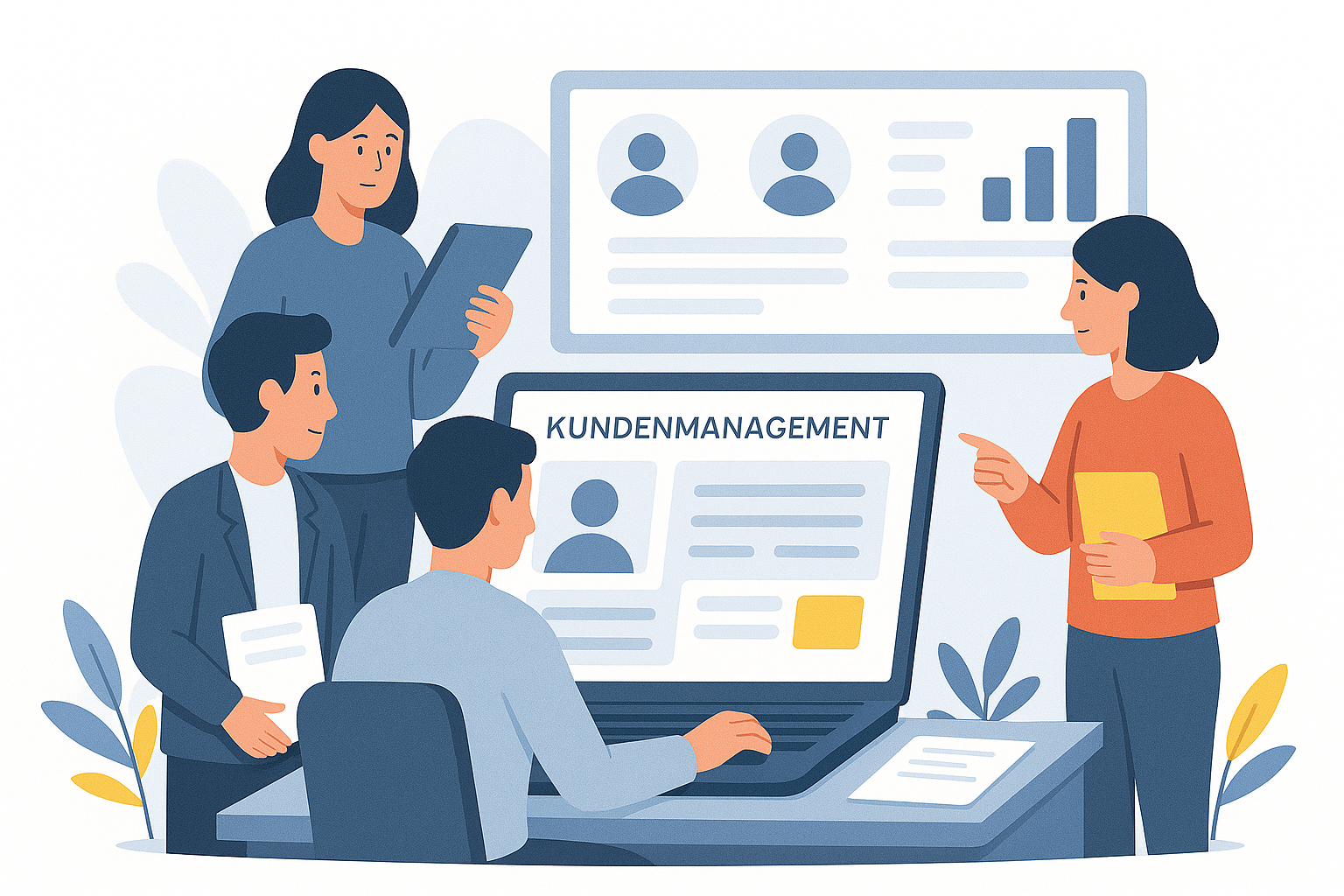 Kundenmanagement in OFORK mit Self-Service-Portal, Formularen und Kundeninformationszentrum